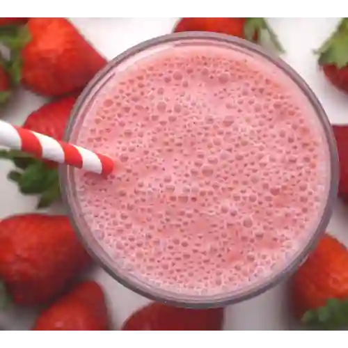 Jugo de Fresas en Leche