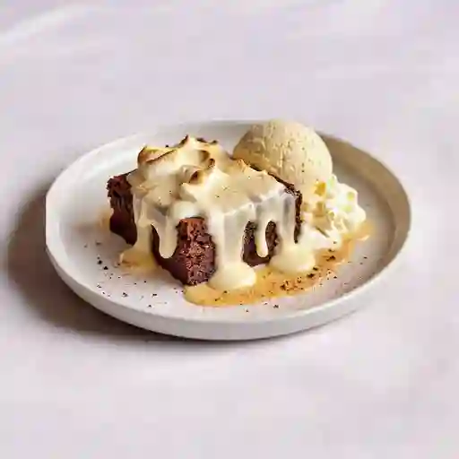 Brownie En Llamas