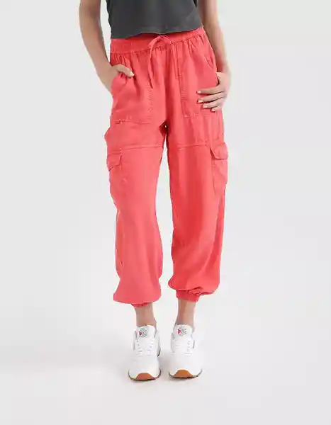 Pantalón Aerie Naranja Talla MED REG American Eagle