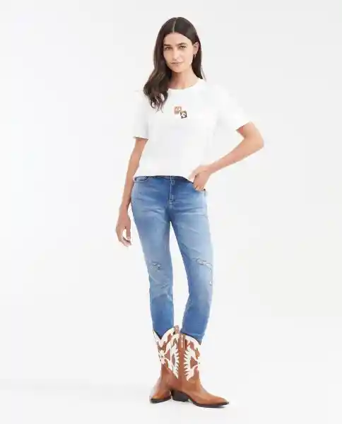 Camiseta Graphic Crudo Pristino Claro Talla S Chevignon