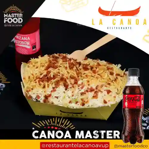 Combo Canoa Master + Coca Cola Sin Azúcar 400 ml