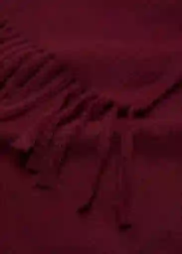 Bufanda Sweet Burdeos Talla 99 Mujer Mango