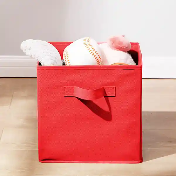 Organizador de Tela Cuadrada Serie Rainbow Rojo Miniso