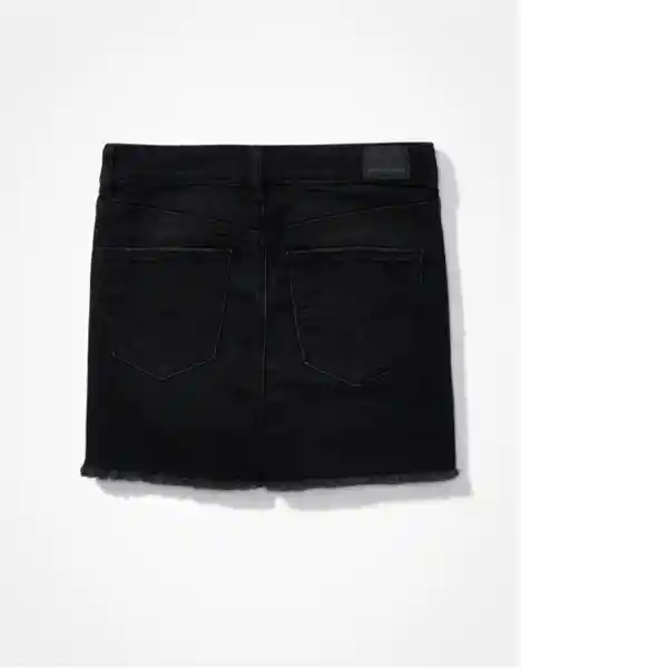 Falda Tiro Alto Mujer Negro Talla 00 American Eagle