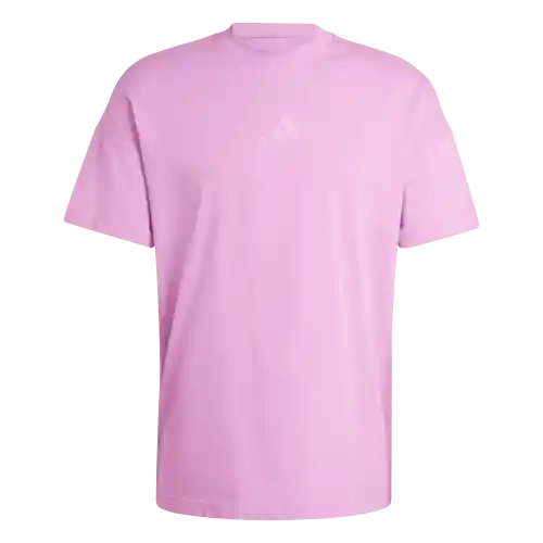 Adidas Camiseta Manga Corta Lifestyle Hombre Morado Talla M