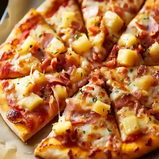 Pizza hawaiana deluxe