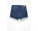 Short de Mujer Azul Talla 2 American Eagle