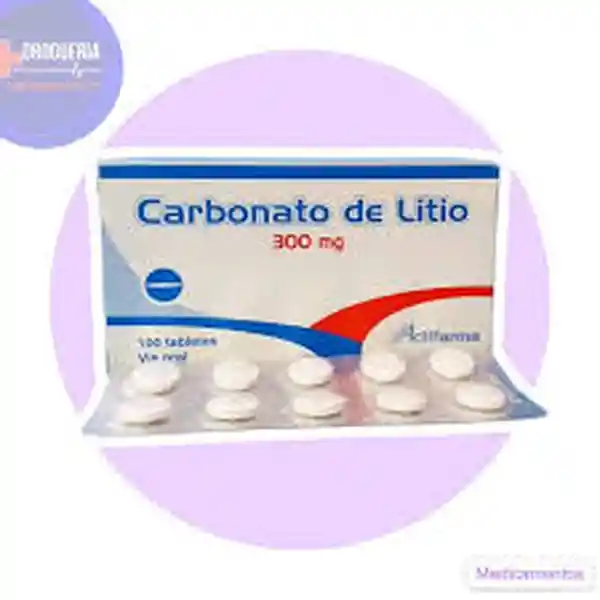 Actifarma Carbonato de Litio (300 mg)