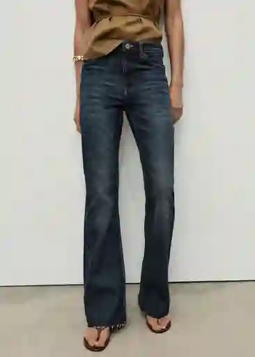 Jean Fiona Tejano Oscuro Talla 40 Mujer Mango