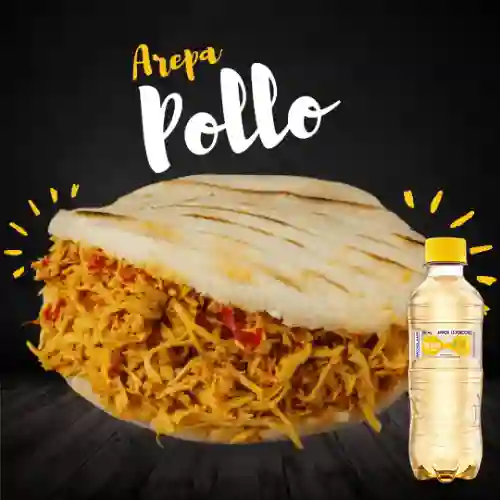 Arepa Rellena Pollo Granja +Brisa Maracuyá 280ml