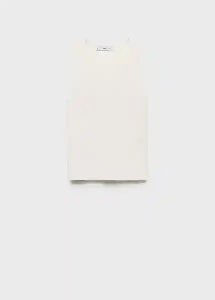 Top Hernan Crudo Talla 28 Mujer Mango