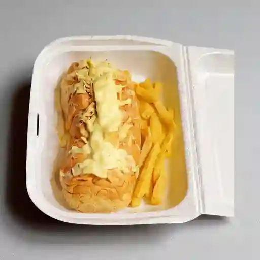 2 Perros Gratinados + Francesas + Gaseos