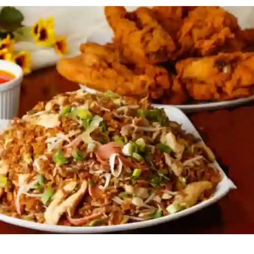 2 Caja Arroz + Pollo Broaster 8 Preza + Gaseosa 2l