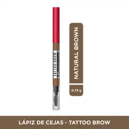 Lapiz Delineador De Cejas Maybelline Eye Studio Tattoo Brow 36 hrs Natural Brown