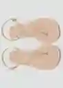 Sandalias Camila Camel Talla 37 Mujer Mango