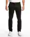 Pantalon Khakis Rocket Negro Talla 38 Hombre Chevignon