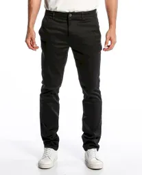 Pantalon Khakis Rocket Negro Talla 38 Hombre Chevignon