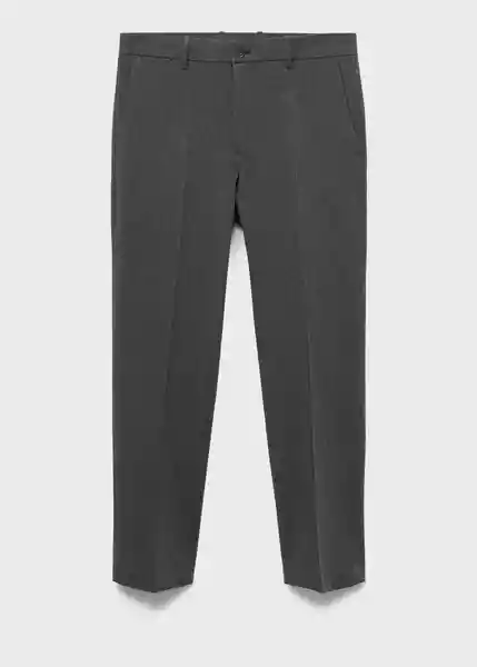 Pantalón Bologna Gris Talla 42 Hombre Mango