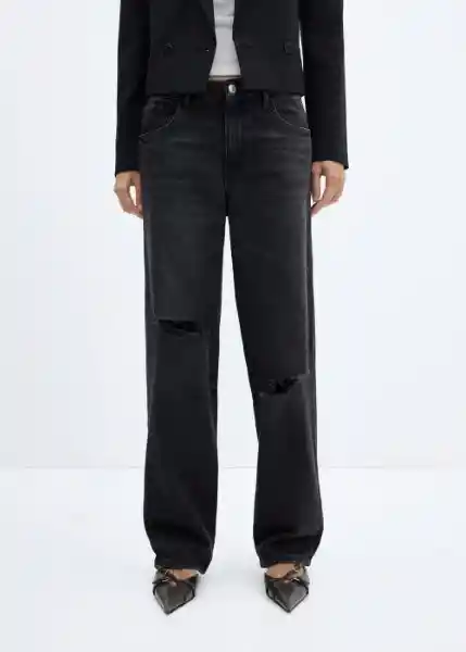 Jean Kathy Tejano Negro Talla 42 Mujer Mango