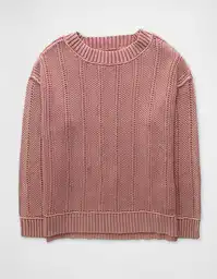 Suéter Tejido Mujer Rosa Talla Small 1652615 American Eagle