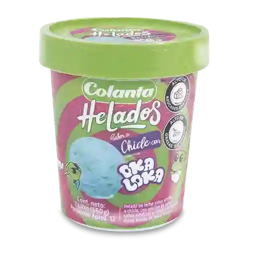 Colanta Helado Chicle Oka Loka