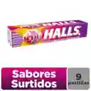 Caramelos Duros Halls Fruits Mix 9 Unid