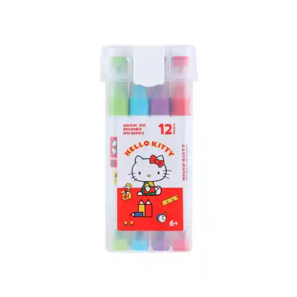 Set de Marcadores Hello Kitty Serie Sanrio Miniso