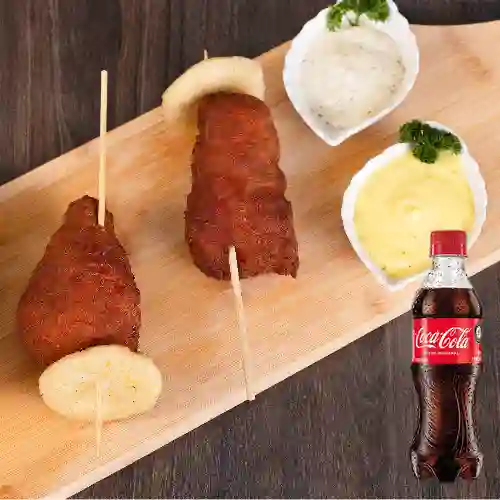 Combo Bombon de Pollo + Coca Cola Original 400 ml
