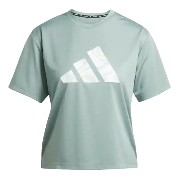 Adidas Camiseta Manga Corta Run it Bl Tee W Mujer Verde Talla XS