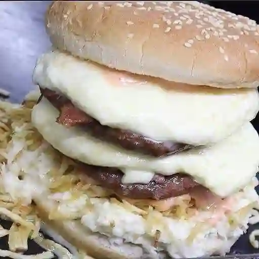 Hamburguesa Super + Papas Francesas 1/2