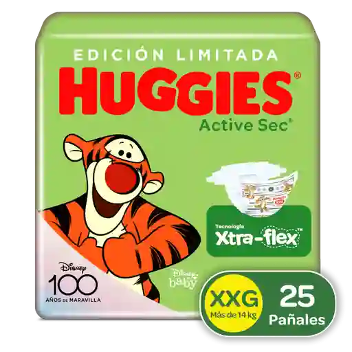 Huggies Pañales Desechables Active Sec Xtra Flex XXG / 5