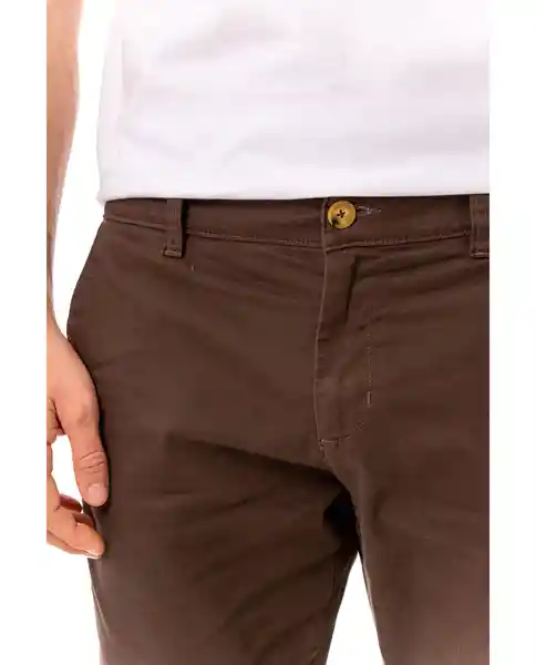 Pantalón Café Chestnut Talla 40 Rifle169e001