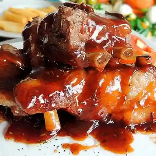 Costillas de cerdo bbq