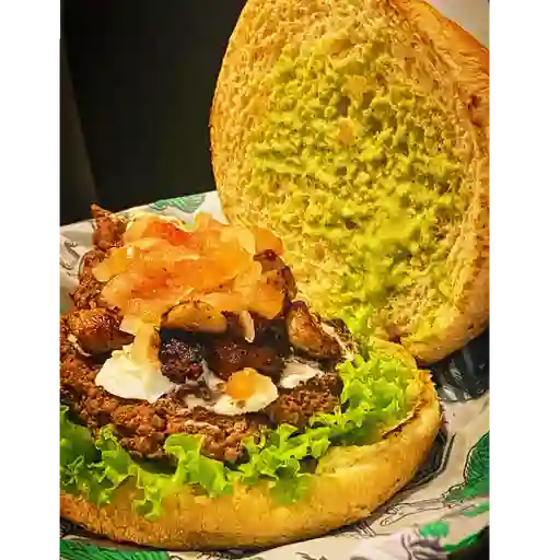 Combo hamburguesa navideña