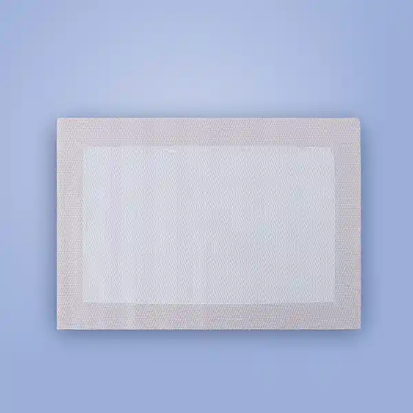 Mantel Individual Con Diseño de Marco Serie Miniso Beige Miniso