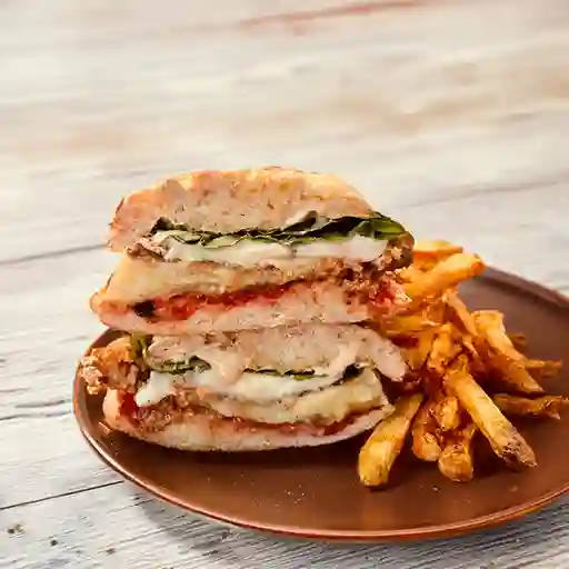 Sándwich Berenjenas Milanesa