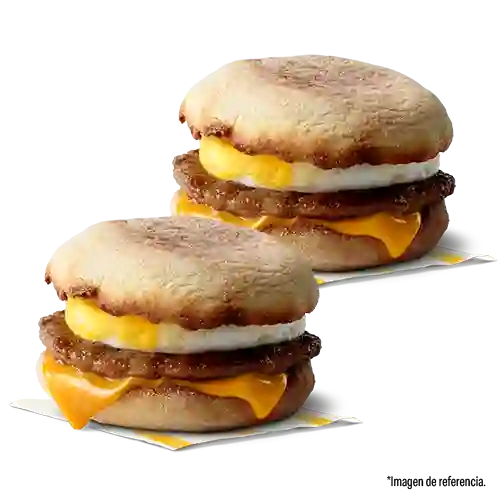 2 Egg McMuffin Salchicha
