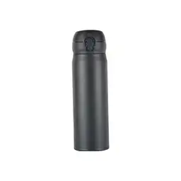 Termo Con Tapa Abatible de Negro 450 mL Miniso