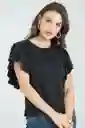 Camiseta Montal Color Negro Talla XL Ragged