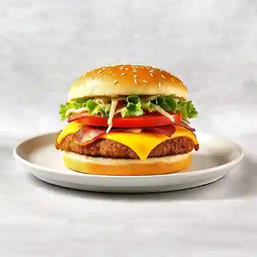 Hamburguesa Hawaiana De Pollo