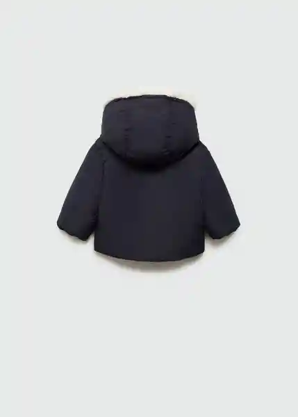 Abrigo Anorak Vichy Navy Talla 64 Niños Mango