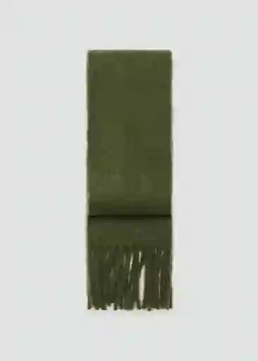 Bufanda Oberon Khaki Talla 99 Mujer Mango