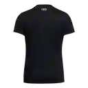 Under Armour Camiseta Tech Ssc Solid Negro Para Mujer Talla MD