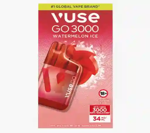 Vuse Go Vapeador 3000 Watermelon Ice 34 mg