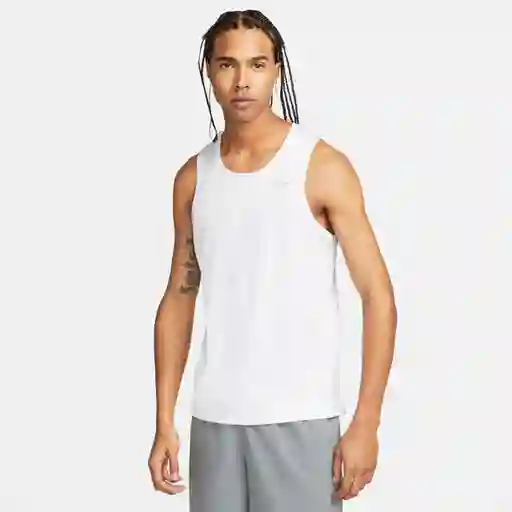 Nike Esqueleto M Df Miler Tank Polos Blanco T L DV9321-100