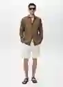 Bermuda Carp Offwhite Talla 38 Hombre Mango