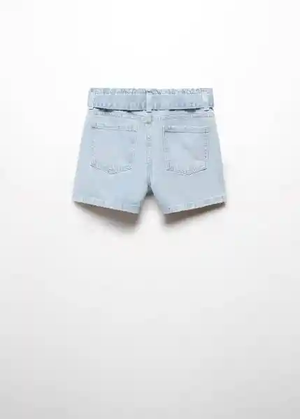 Short Ruth Tejano Claro Talla 12 Niñas Mango