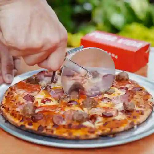 Pizza carnívora personal (21 cm)