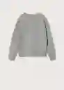 Sudadera Albert3 Gris Medio Vigore Talla 08 Niños Mango