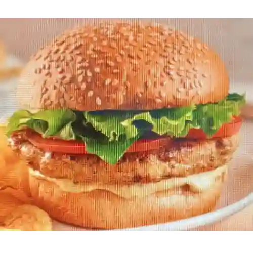 Hamburguesa Clásica de Filete de Pollo